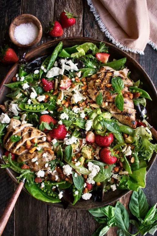 Grilled Strawberry and Avocado Salad