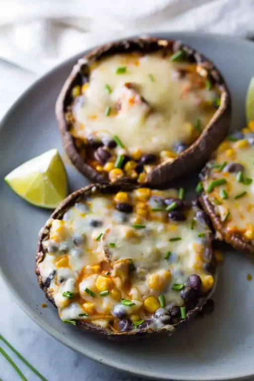 Grilled Stuffed Portobello Mushrooms
