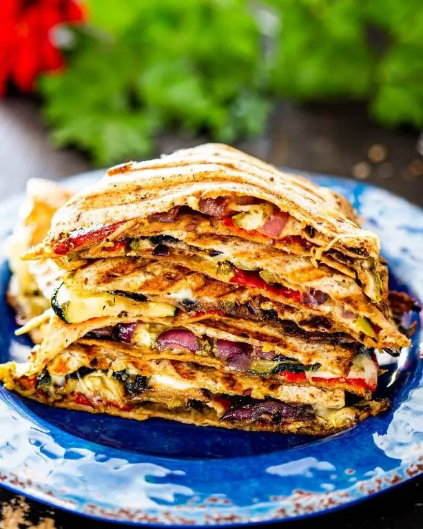 Grilled Veggie Quesadilla