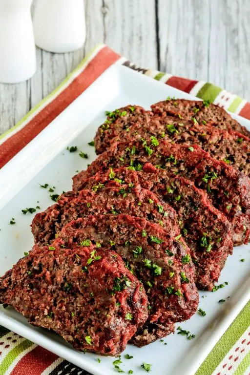 Ground Beef and Sausage Meatloaf with Glaze