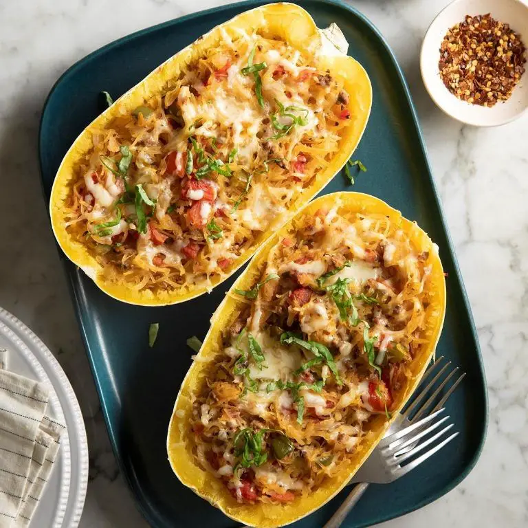 Ground Beef and Spaghetti Squash Bake
