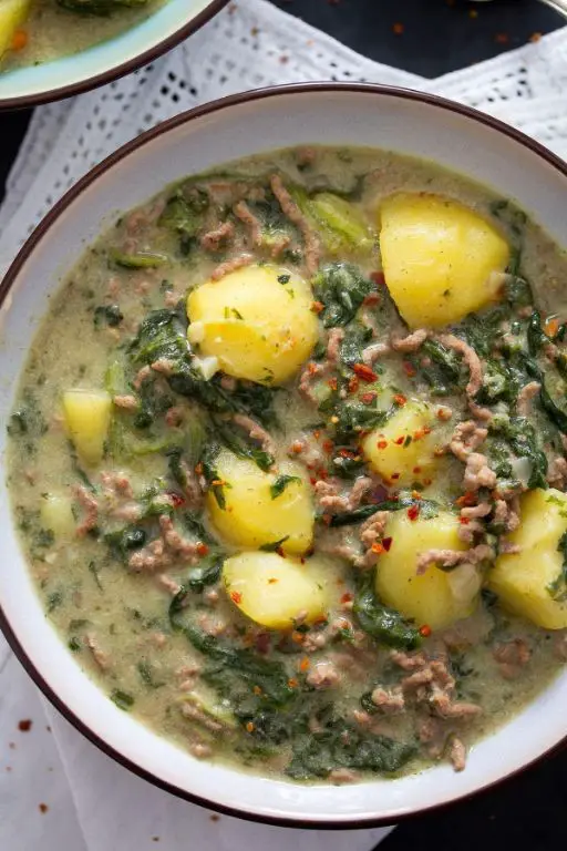 Ground Beef and Spinach Curry