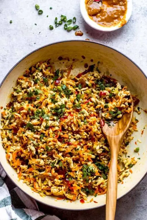 Ground Chicken and Cabbage Skillet