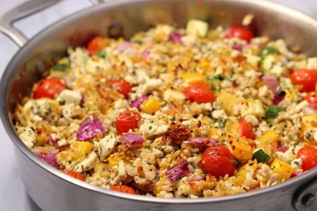 Ground Chicken and Rice Skillet