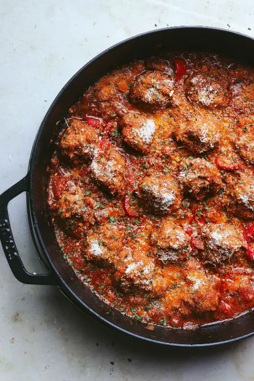 Guinea Pig Meatballs in Tomato Sauce