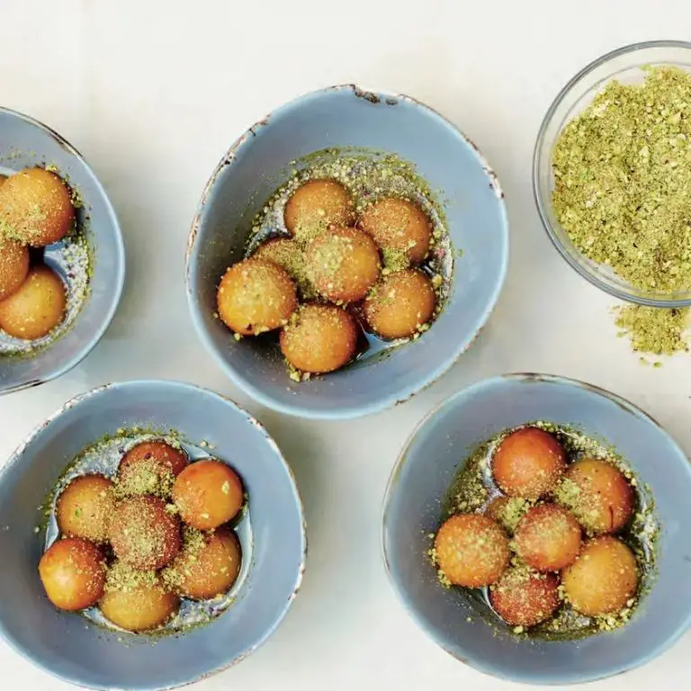 Gulab Jamun with Rose Syrup