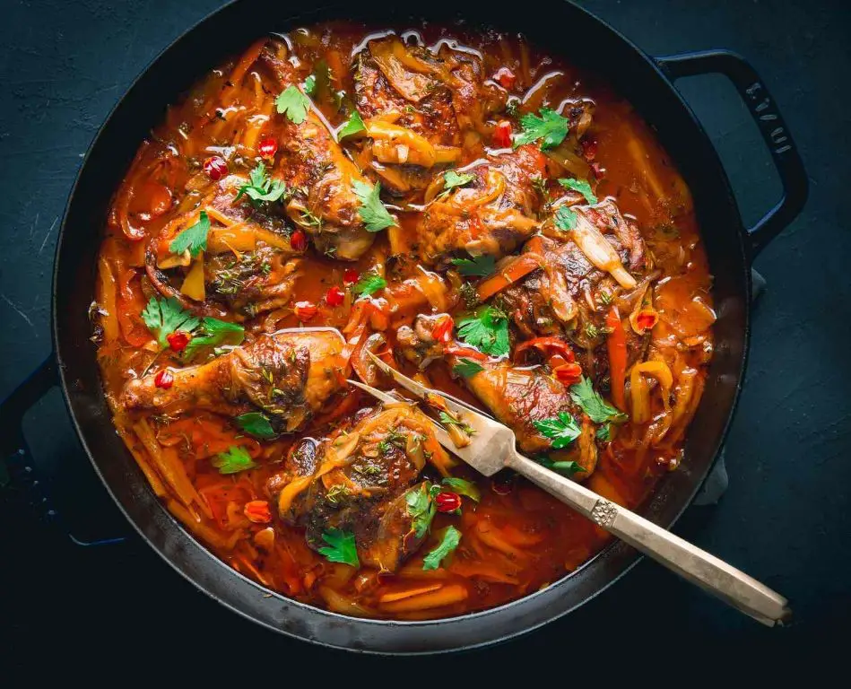 Haitian Chicken Legs with Scotch Bonnet Sauce