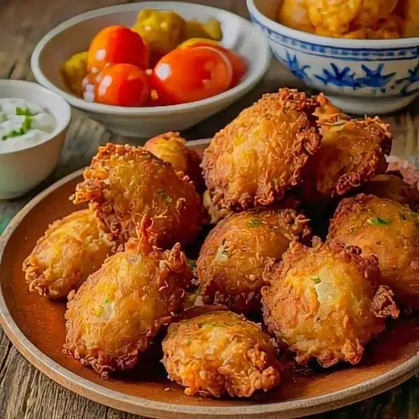 Haitian Chicken Patties with Spicy Dipping Sauce