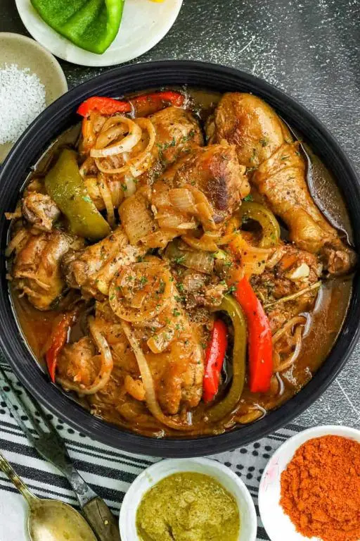 Haitian Chicken and Vegetable Stir-Fry