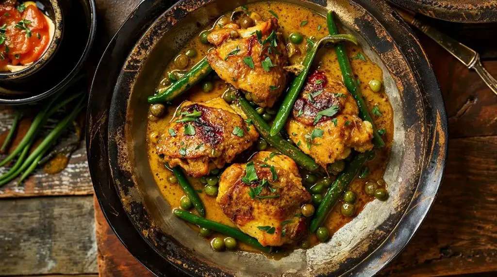Haitian Chicken in Coconut Milk Sauce
