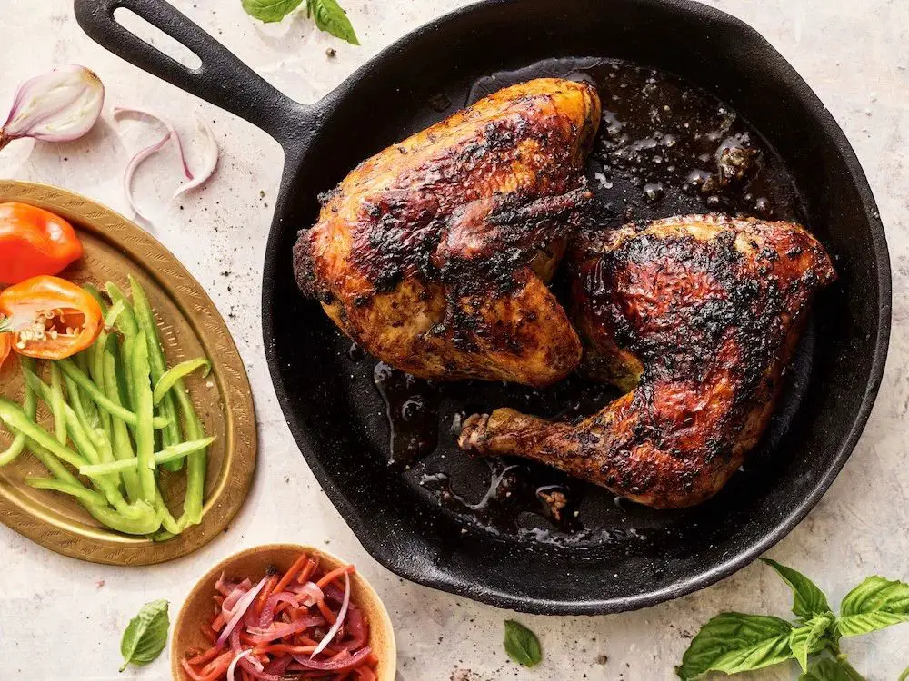 Haitian-Style Roasted Chicken with Pikliz