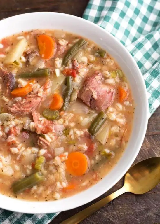 Ham Bone and Barley Soup