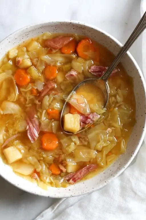 Ham Bone and Cabbage Stew