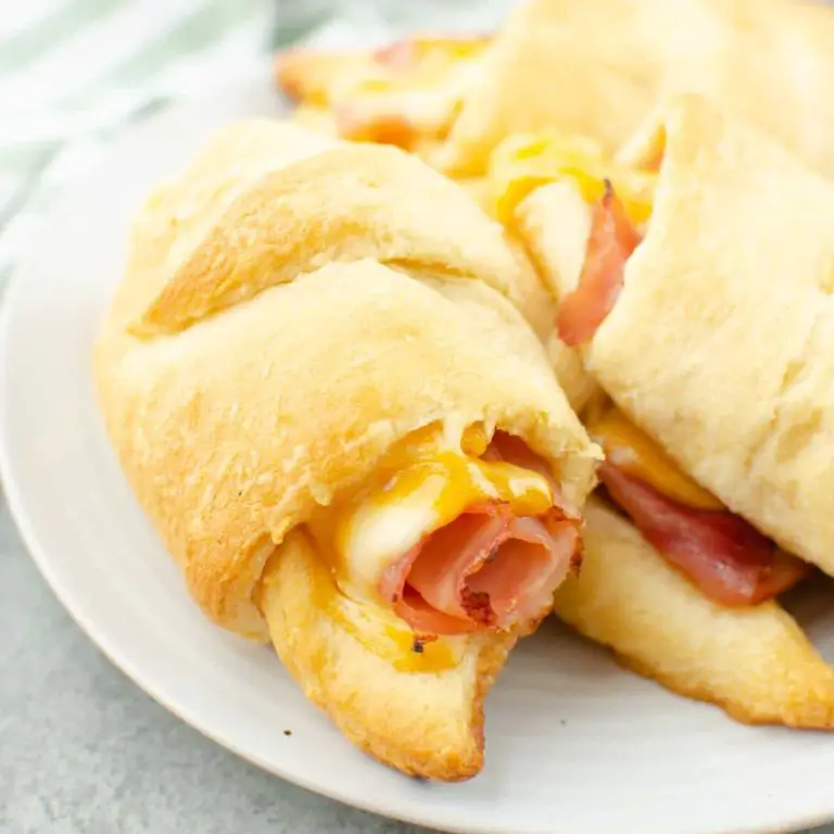 Ham and Cheese Crescent Roll-Ups