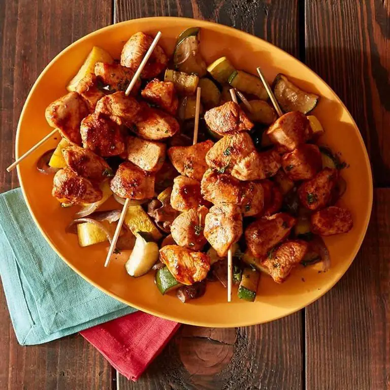 Harissa Spiced Chicken Kabobs