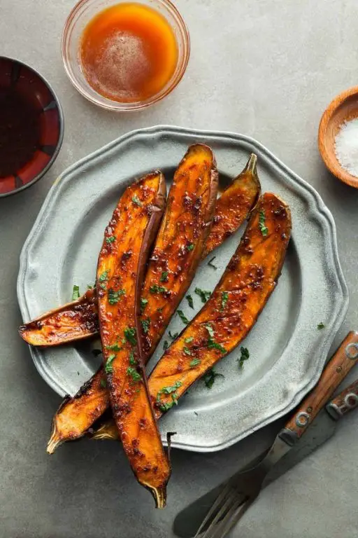 Harissa Spiced Sauteed Eggplant