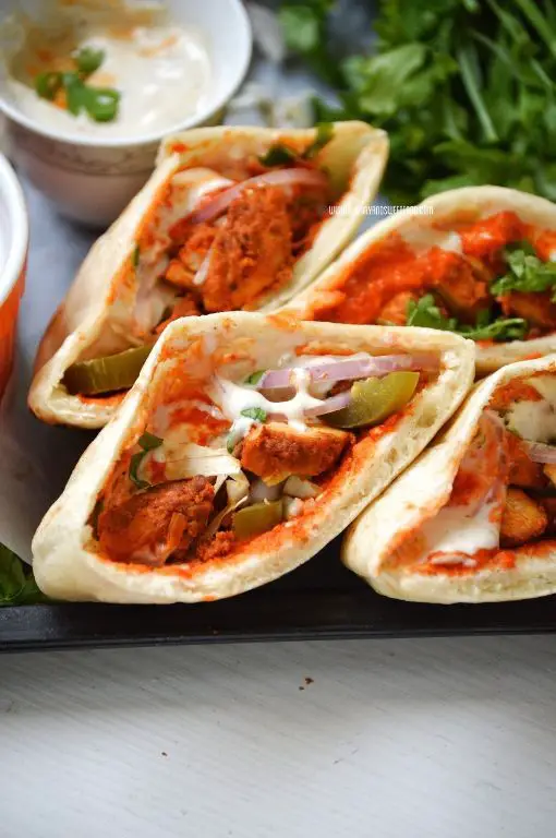 Harissa-Spiced Chicken Shawarma