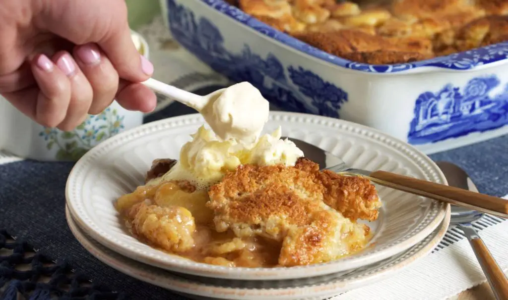 Harry and David Orchard Peach Cobbler