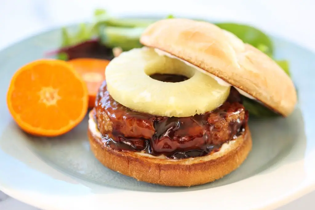 Hawaiian Teriyaki Turkey Burgers