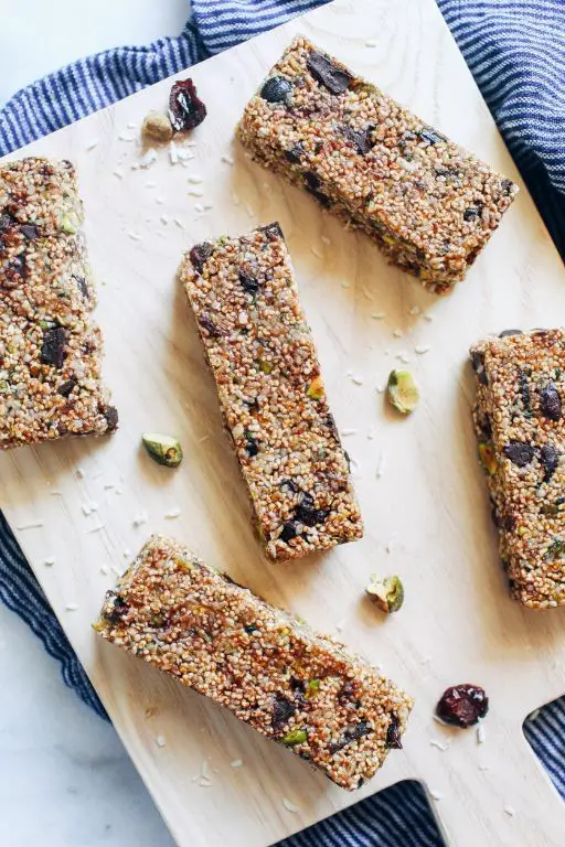 Healthy Amaranth Flour Granola Bars