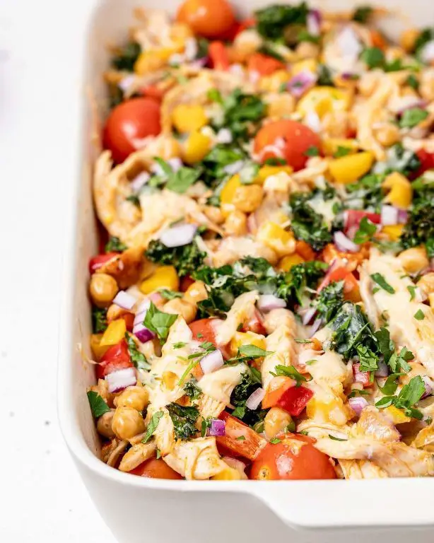 Healthy Baked Chicken and Veggie Casserole