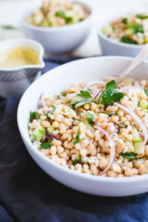 Healthy Bean and Barley Salad