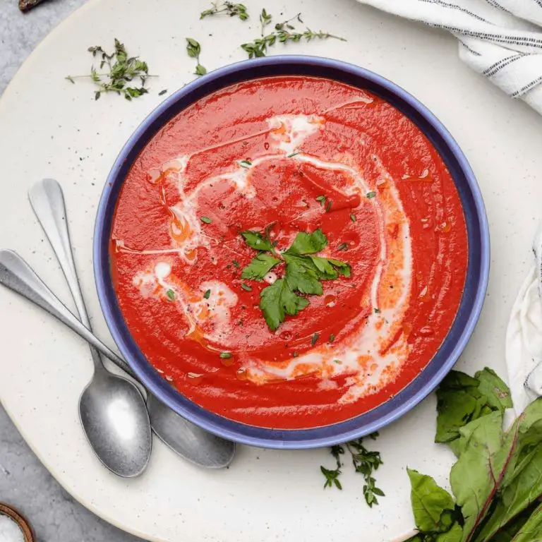 Healthy Beet and Carrot Soup