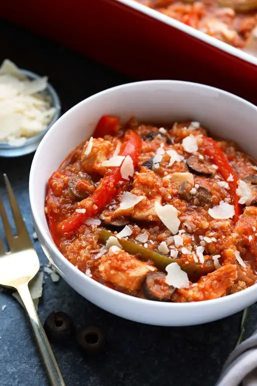 Healthy Chicken Cacciatore with Quinoa
