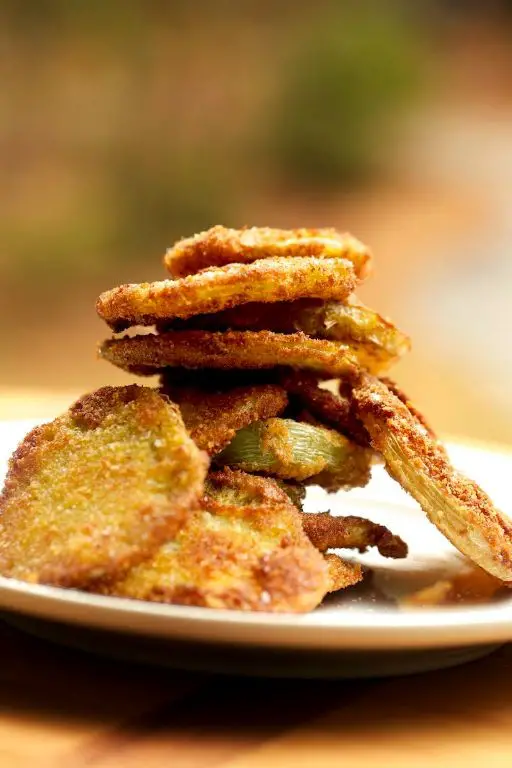 Healthy Fried Green Tomatoes