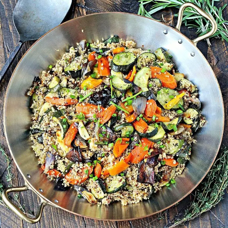 Healthy Igado with Quinoa and Veggies
