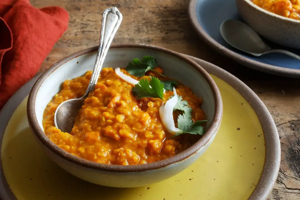 Healthy Masoor Dal with Cumin and Garlic