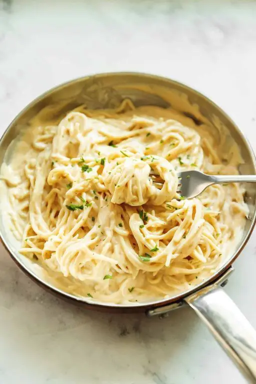 Hearts of Palm Pasta Alfredo