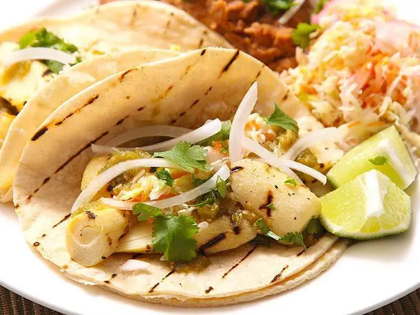 Hearts of Palm Tacos