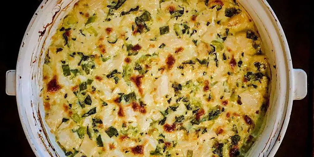 Hearts of Palm and Artichoke Gratin