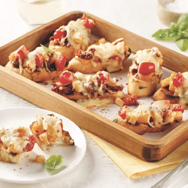 Hearts of Palm and Tomato Bruschetta