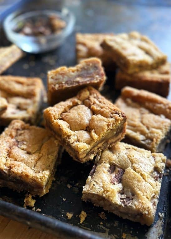 Heath Toffee Bits Blondies