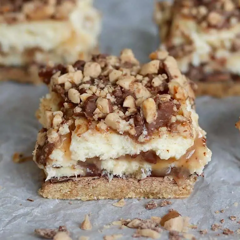 Heath Toffee Bits Cheesecake Bars