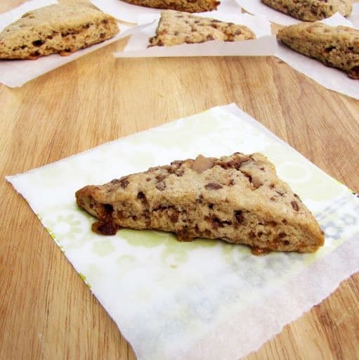 Heath Toffee Bits Scones