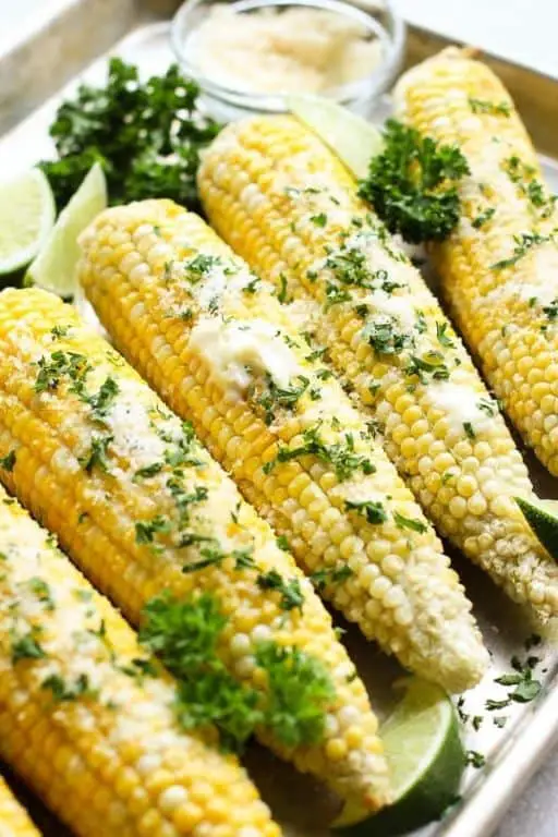Herb Butter Roasted Corn on the Cob
