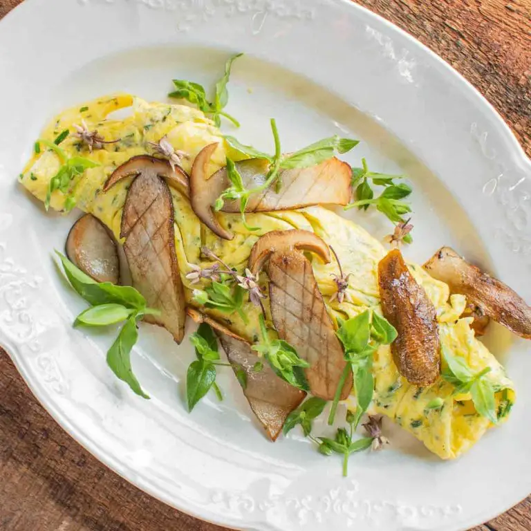 Herb-Infused Duck Egg Omelette