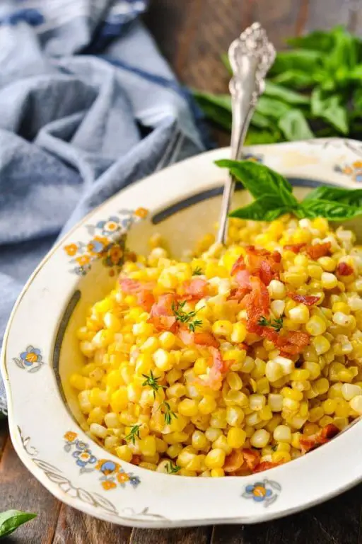 Herb-Infused Fried Corn