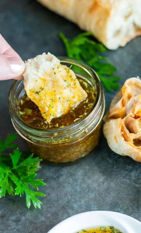Herb-Infused Olive Oil Bread Dip