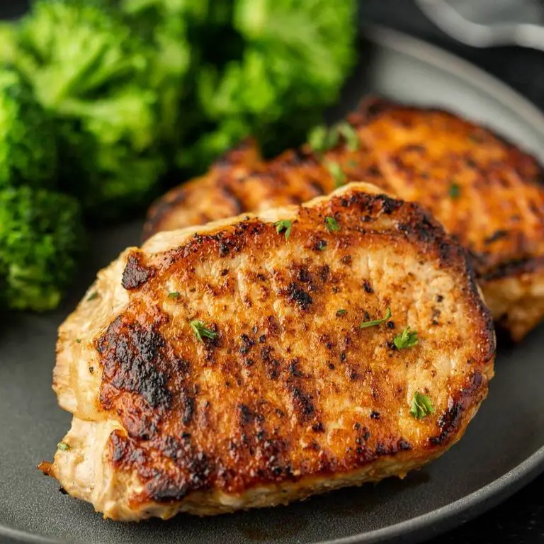 Herb-Marinated Blackstone Pork Chops