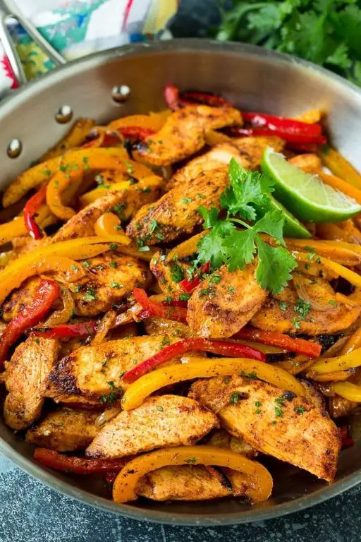Herb-Marinated Chicken Fajitas