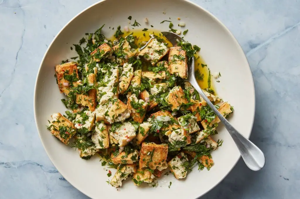 Herb-Marinated Grilled Tofu