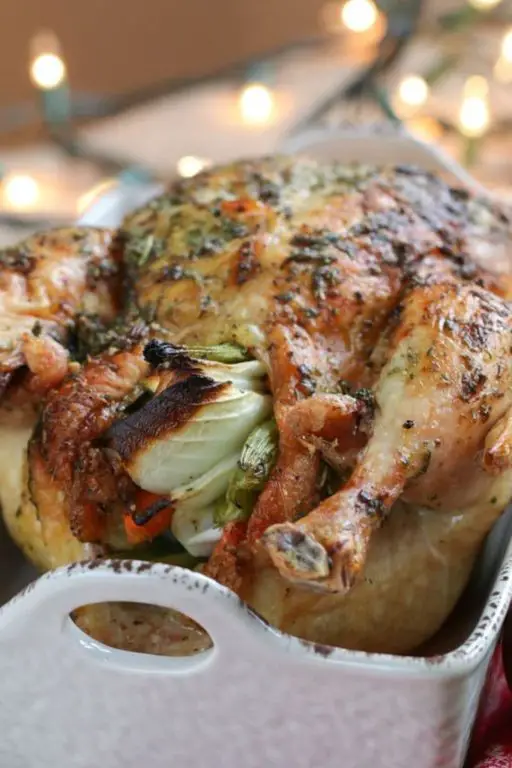 Herb-Roasted Chicken with Poultry Seasoning
