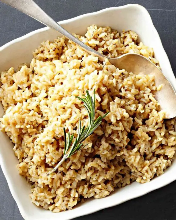 Herbed Brown Rice Risotto