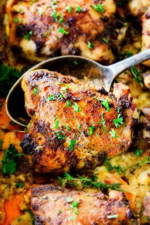 Herbed Chicken and Sweet Potato Bake