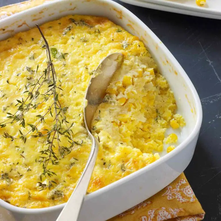 Herbed Corn Pudding with Thyme