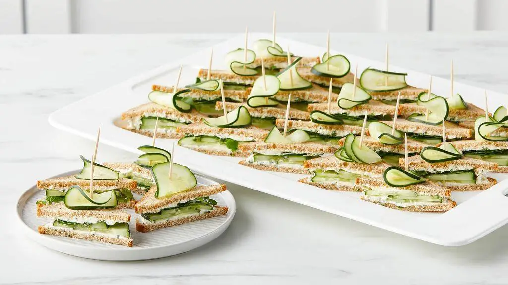 Herbed Cucumber Tea Sandwiches